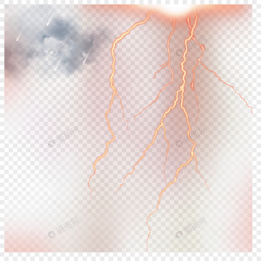 雷雨天气闪电季节抽象图片