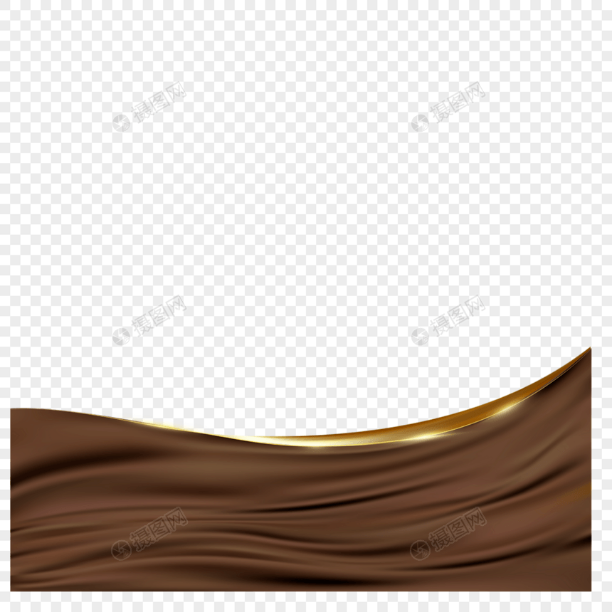 巧克力抽象波浪背景边框图片
