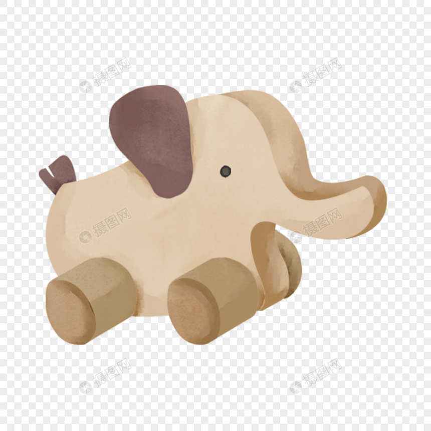 小象木具玩具图片棕色图片