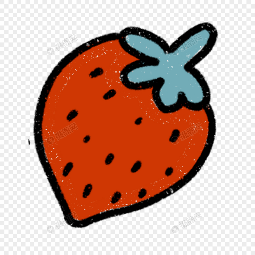 卡通夏季美味红色草莓图片