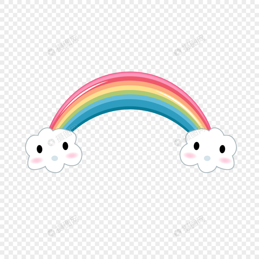 彩虹的微笑图片