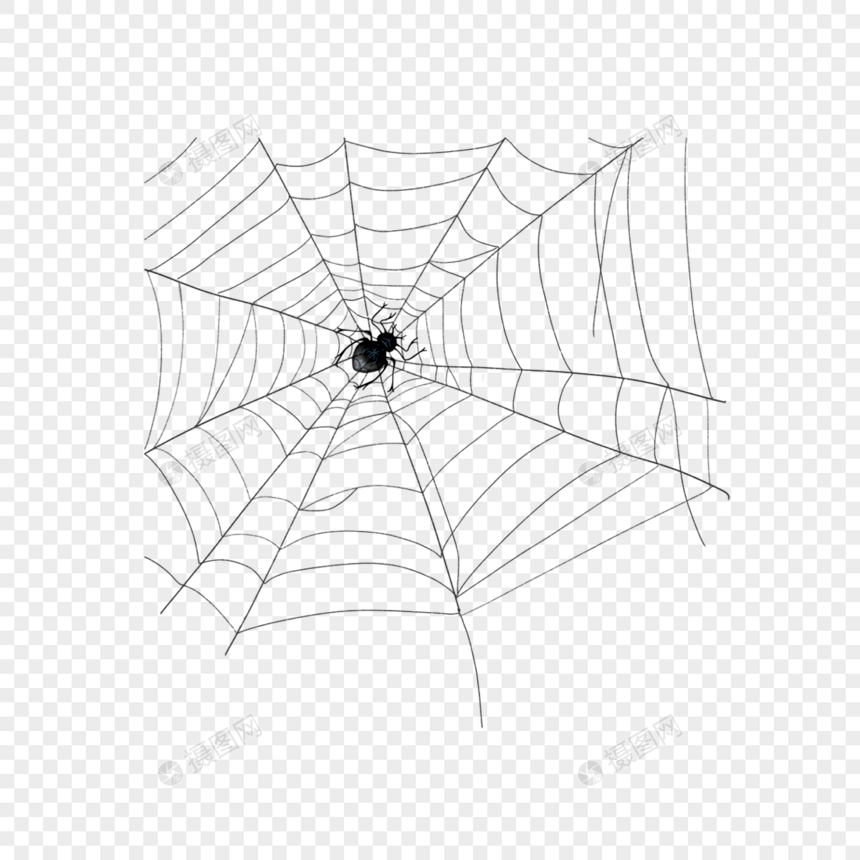 蜘蛛网蜘蛛丝细丝黑色线条图片