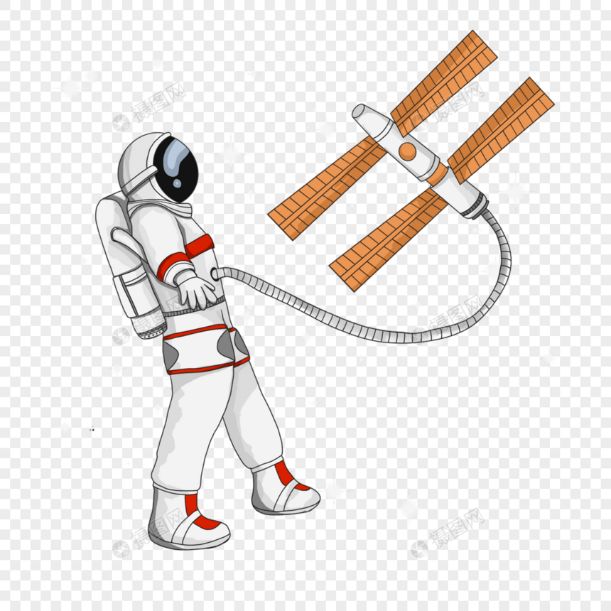 飞行器太空宇航员图片