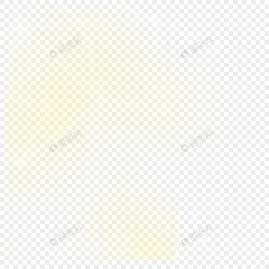 淡黄色渐变背景光效几何边框图片