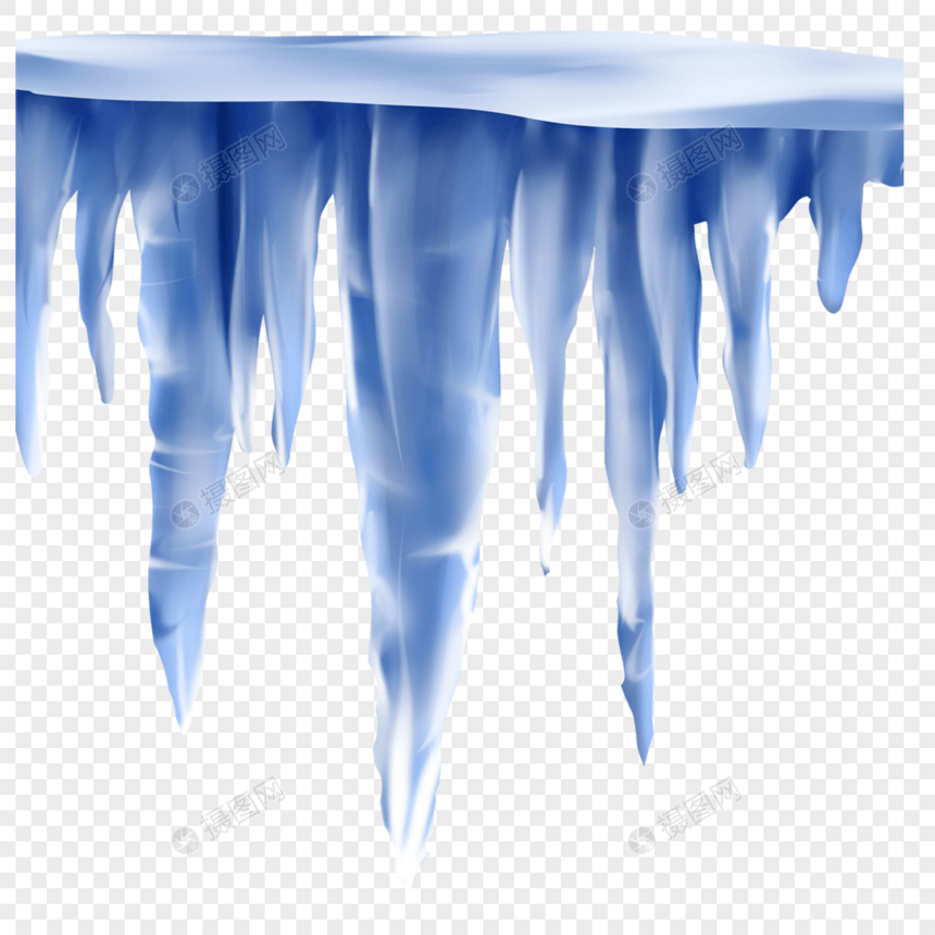 冰柱冬季图片