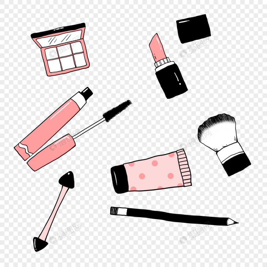 化妆品整套工具图片