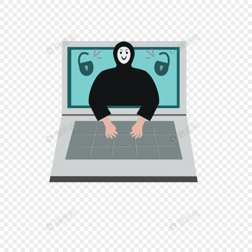 黑客解锁偷盗网络用户账户钱财图片