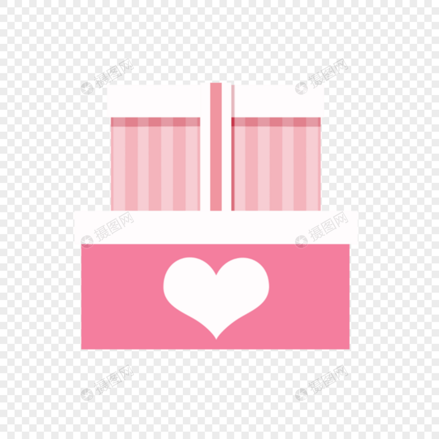 情人节礼物礼盒粉色爱心图片
