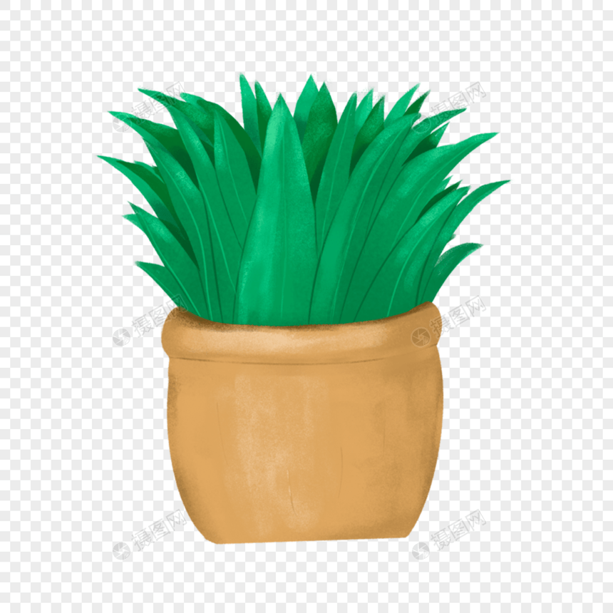 绿色植物盆栽图形图片