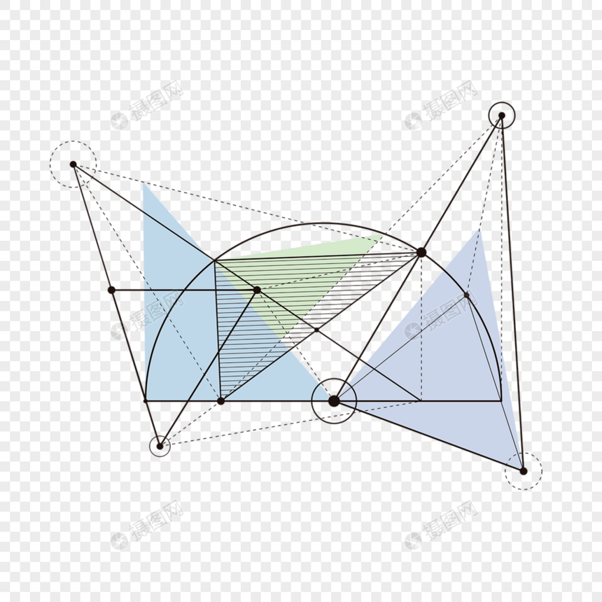 几何线条抽象组合图形图片