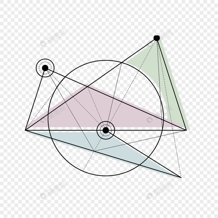 几何线条抽象组合图形图片