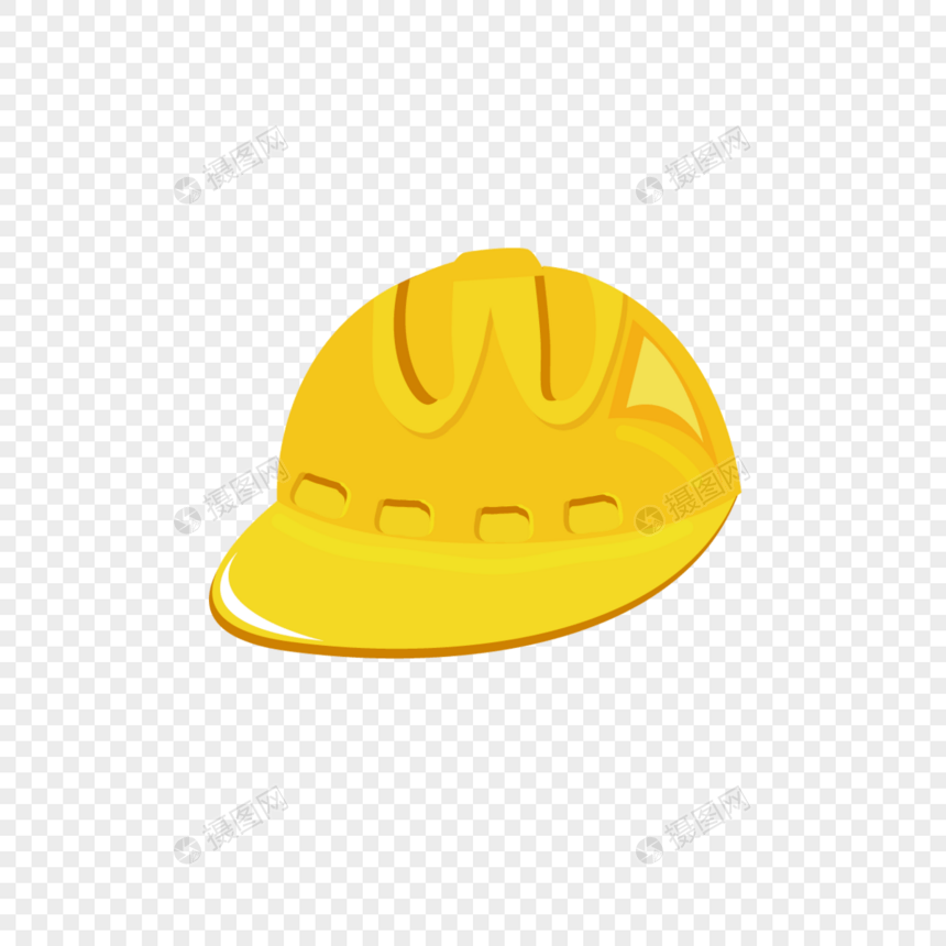 黄色头盔图片
