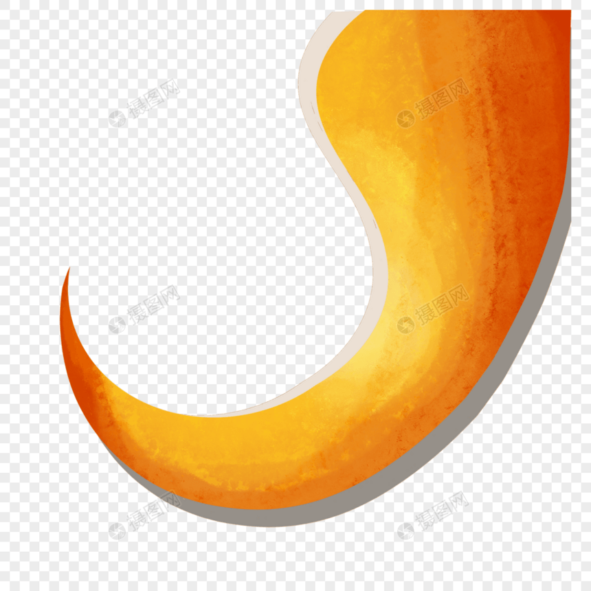 橙色梯度线条图片