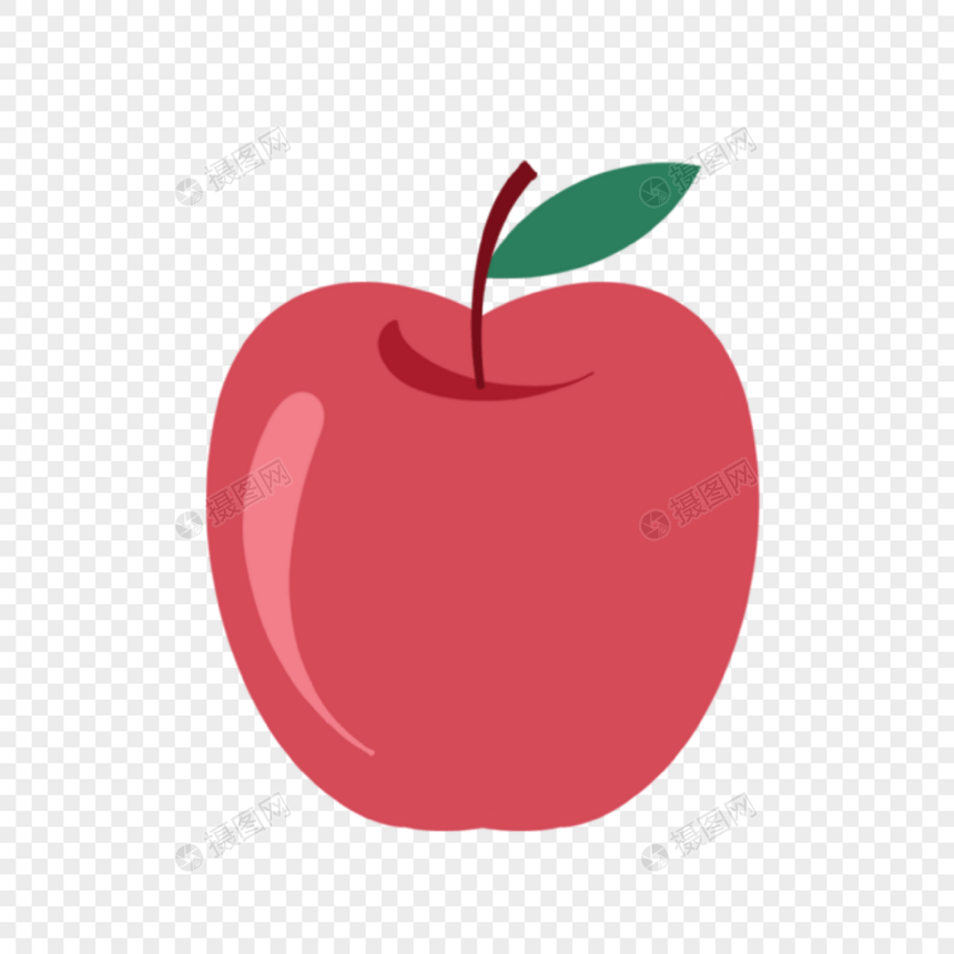 波斯新年红色带叶子的苹果图片