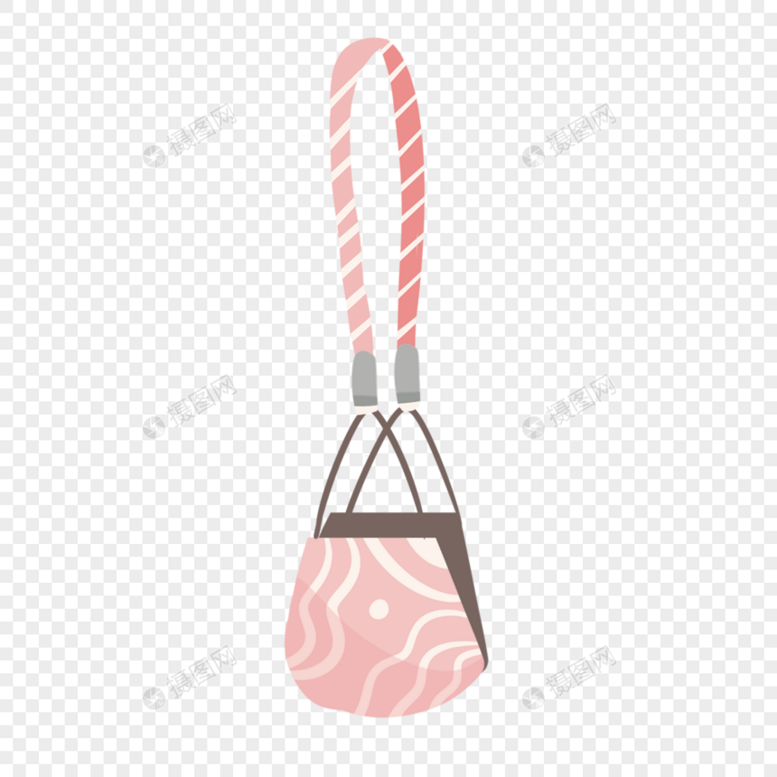 可爱粉色条纹挂绳口罩图片