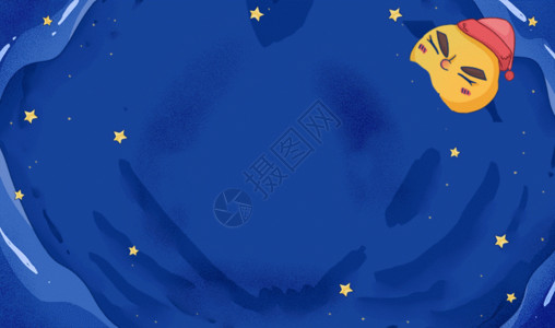 地球月球地球一小时宣传海报插画GIF高清图片