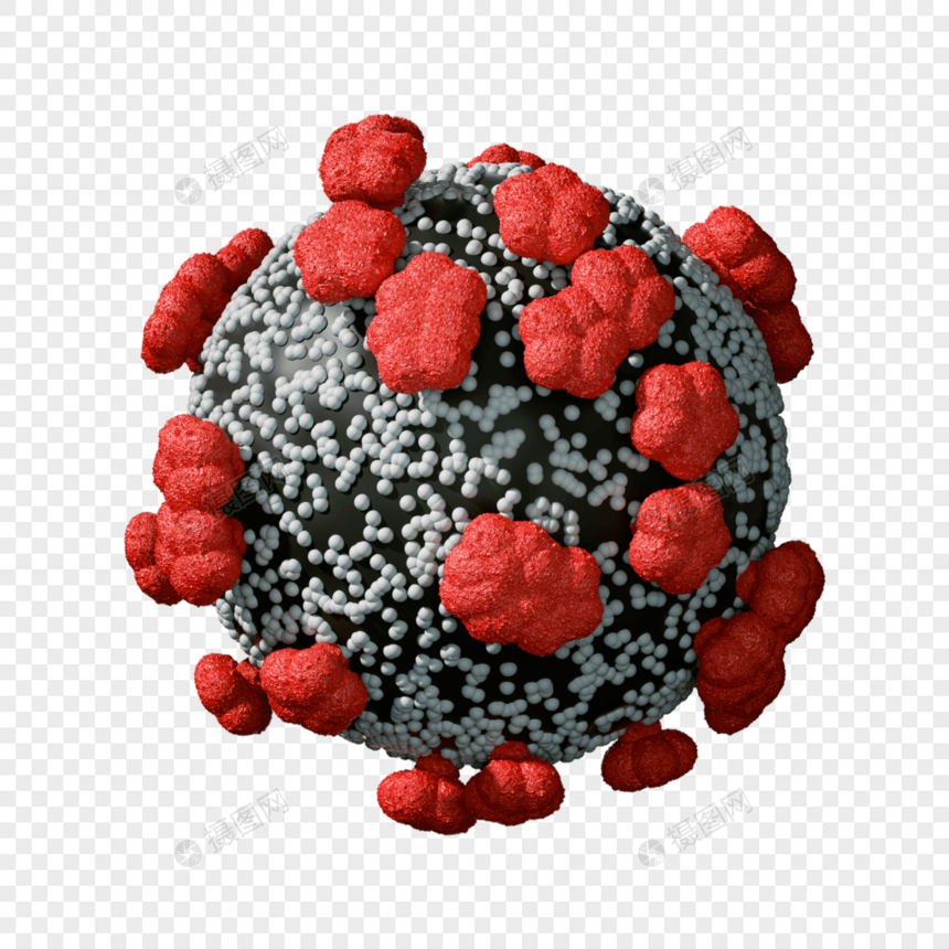 立体奥密克戎病毒图片