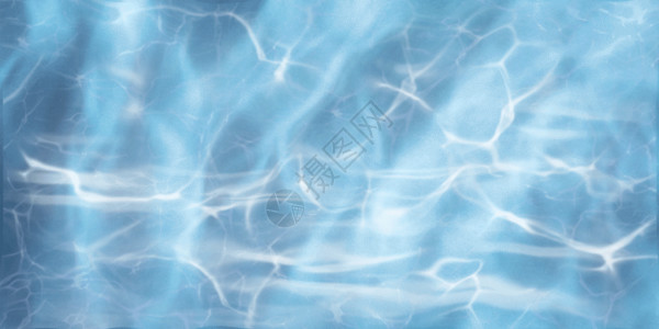蓝色透明水波纹简约水纹质感背景GIF高清图片