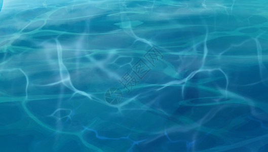 水花特效夏季清凉水波纹设计图片