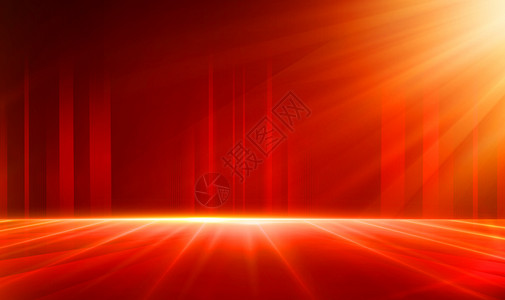 红金背景舞台灯素材高清图片
