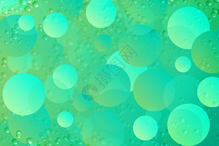 大气绿色抽象水泡背景背景图片