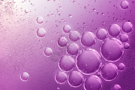 圆形水滴水草紫色水泡抽象水泡背景设计图片