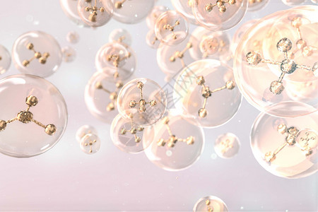 皮肤真菌C4D胶原蛋白成分设计图片