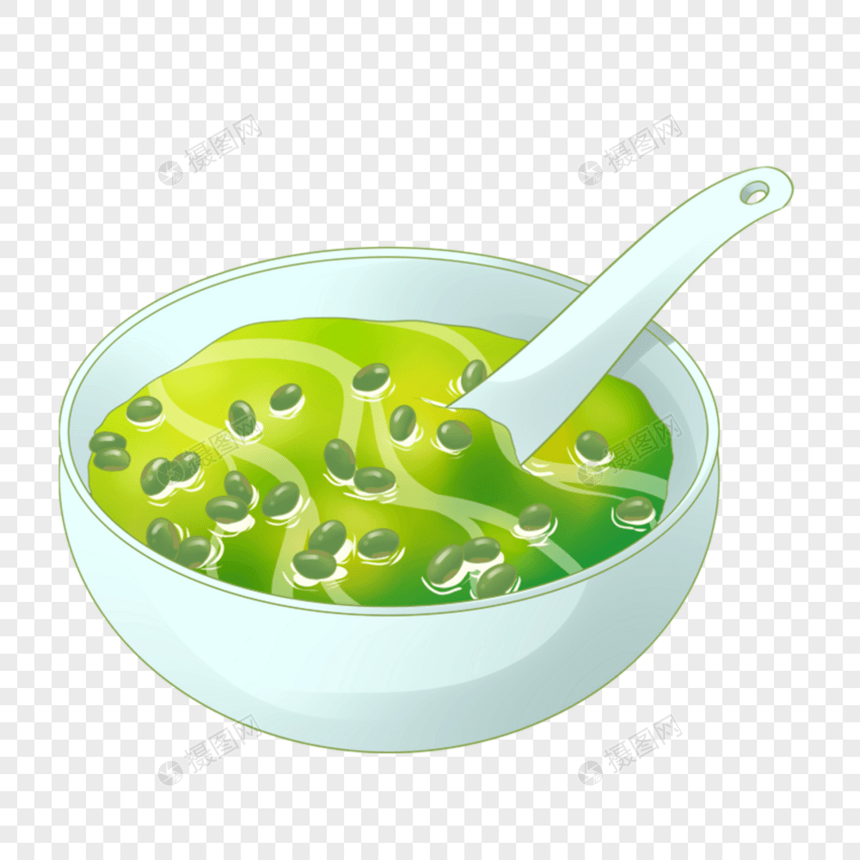 一碗绿豆汤图片