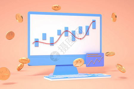 销售业绩分析报告表金融数据分析场景设计图片