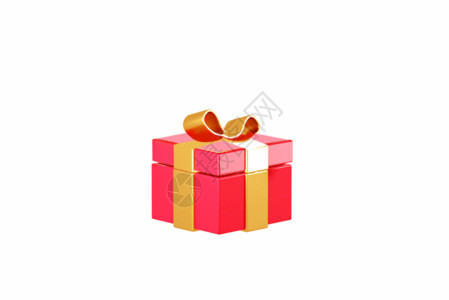 电商节礼物盒C4D双十一礼盒里的优惠券电商GIF高清图片