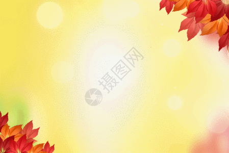 秋色玻璃背景GIF图片