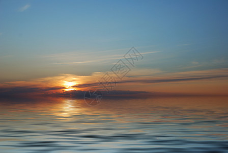 海洋日出图片
