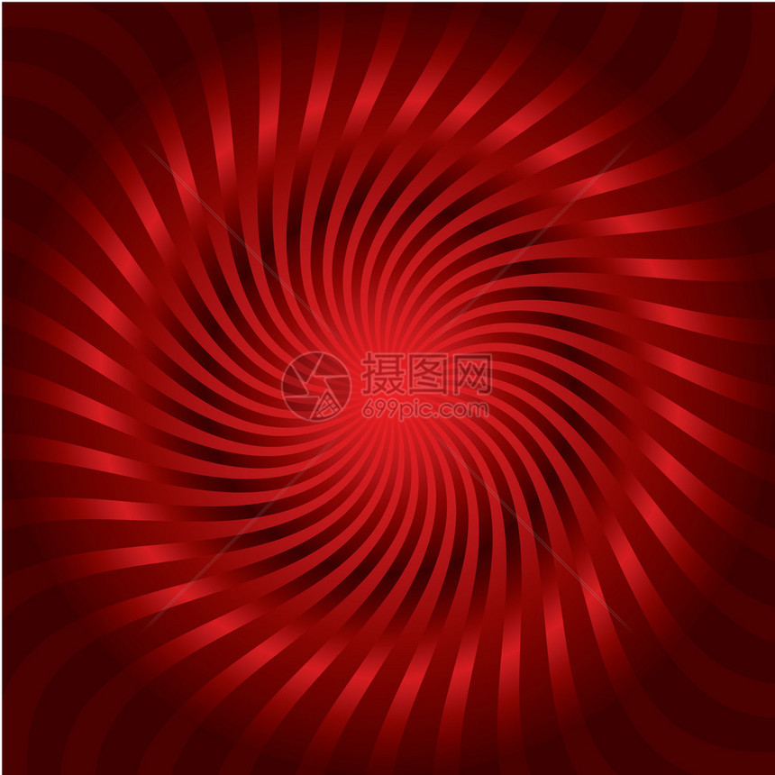 红色旋转抽象背景图片