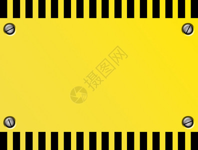 警告标志的黄色和黑色表插图图片