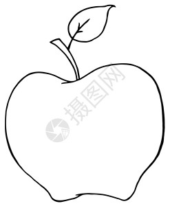概述的卡通苹果图片
