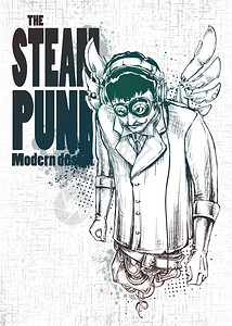Steampunk音乐海报图片