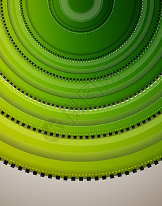 抽象的绿色圆圈矢量背景图片