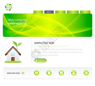 生态绿色网站图片