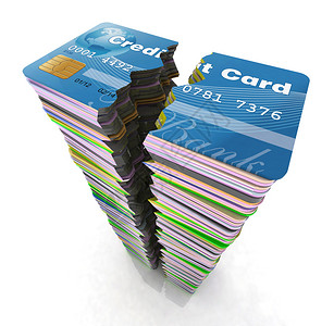 信用卡破损概念破产3图片