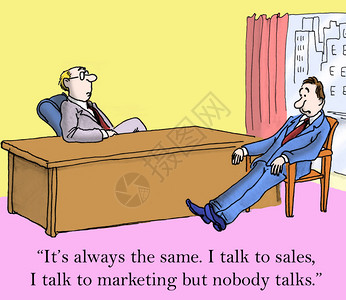 素材总是失败总是一样我跟销售商谈我和营销商谈插画