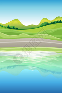 河景图图片