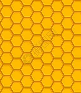 五颜六色的蜂巢无缝图案的插图背景图片