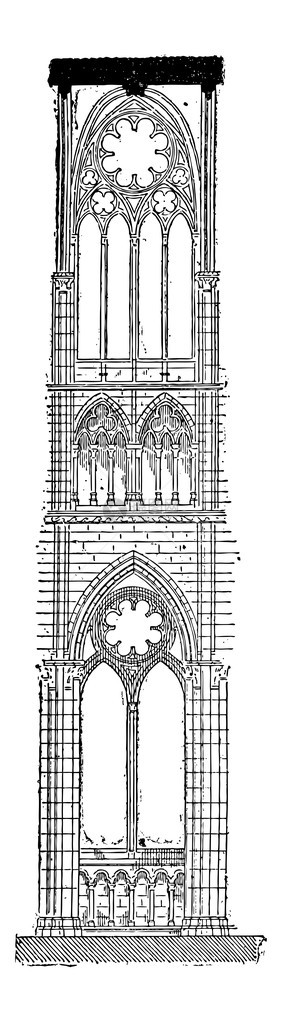 法国阿米恩斯亚米恩斯美人大教堂名副其实的文字和事物词典拉图片