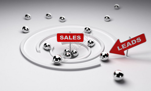 销售过程简化了一箭用字词引出一个标牌背景图片