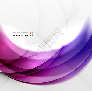 抽象的紫色漩涡设计图片