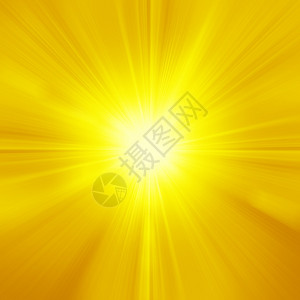 黄橙色夏日阳光爆裂图片