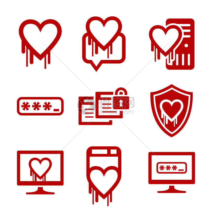信息技术安全图标心血软件错误图标info图片