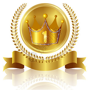 皇冠奖章背景图片