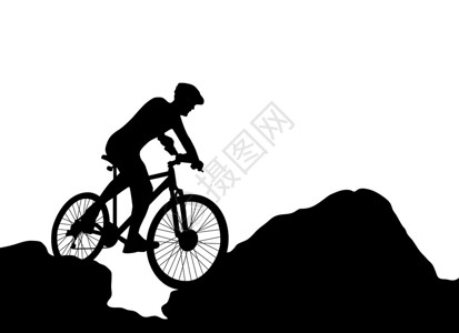 骑自行车的双轮极速背景图片