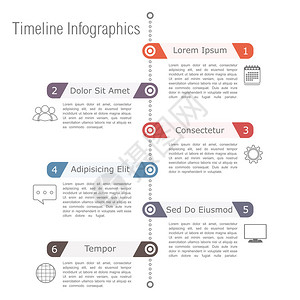 时间线信息地理设计模板矢量ep图片